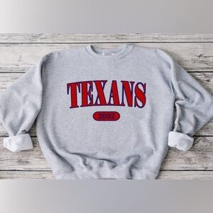 Texans Offset Crewneck